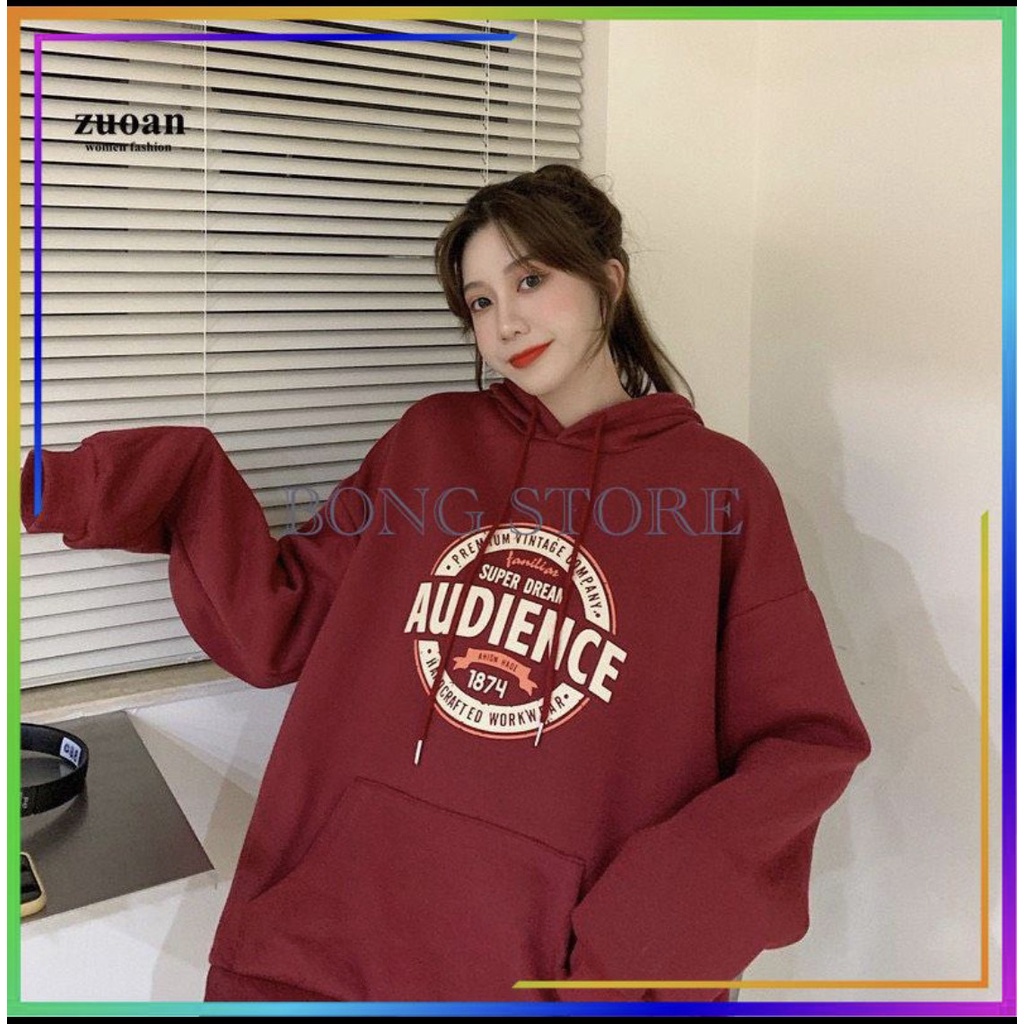 Áo hoodie nữ, Áo hôdie nữ hoodie AUDICEN form thụng tay bồng | BigBuy360 - bigbuy360.vn