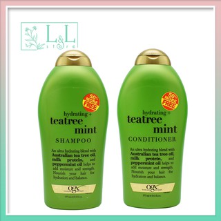 Dầu gội xả Biotin Ogx 577ml của Mỹ- xanh lá