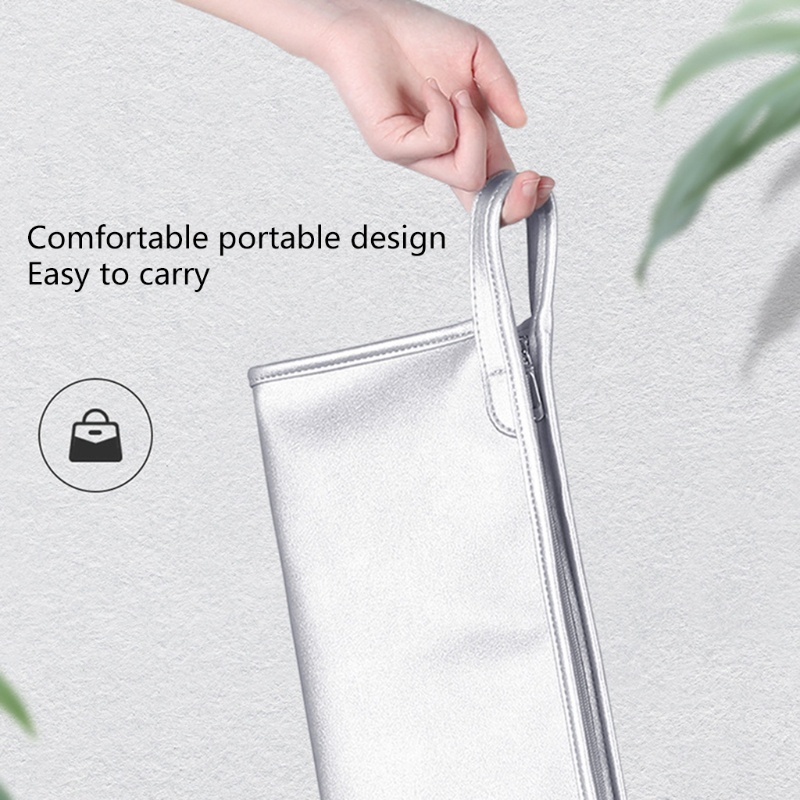 Túi Đựng Máy Sấy Tóc Có Khóa Kéo Tiện Dụng Khi Đi Du Lịch