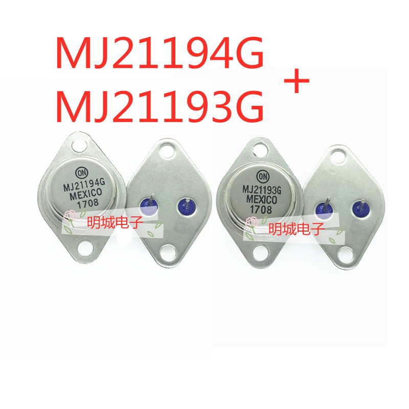 MJ21193G MJ21194G Vàng 4 Con Dấu Sắt Nắp TO-3 NPN Cặp Điện Transistor MJ21193 MJ21194 tta3