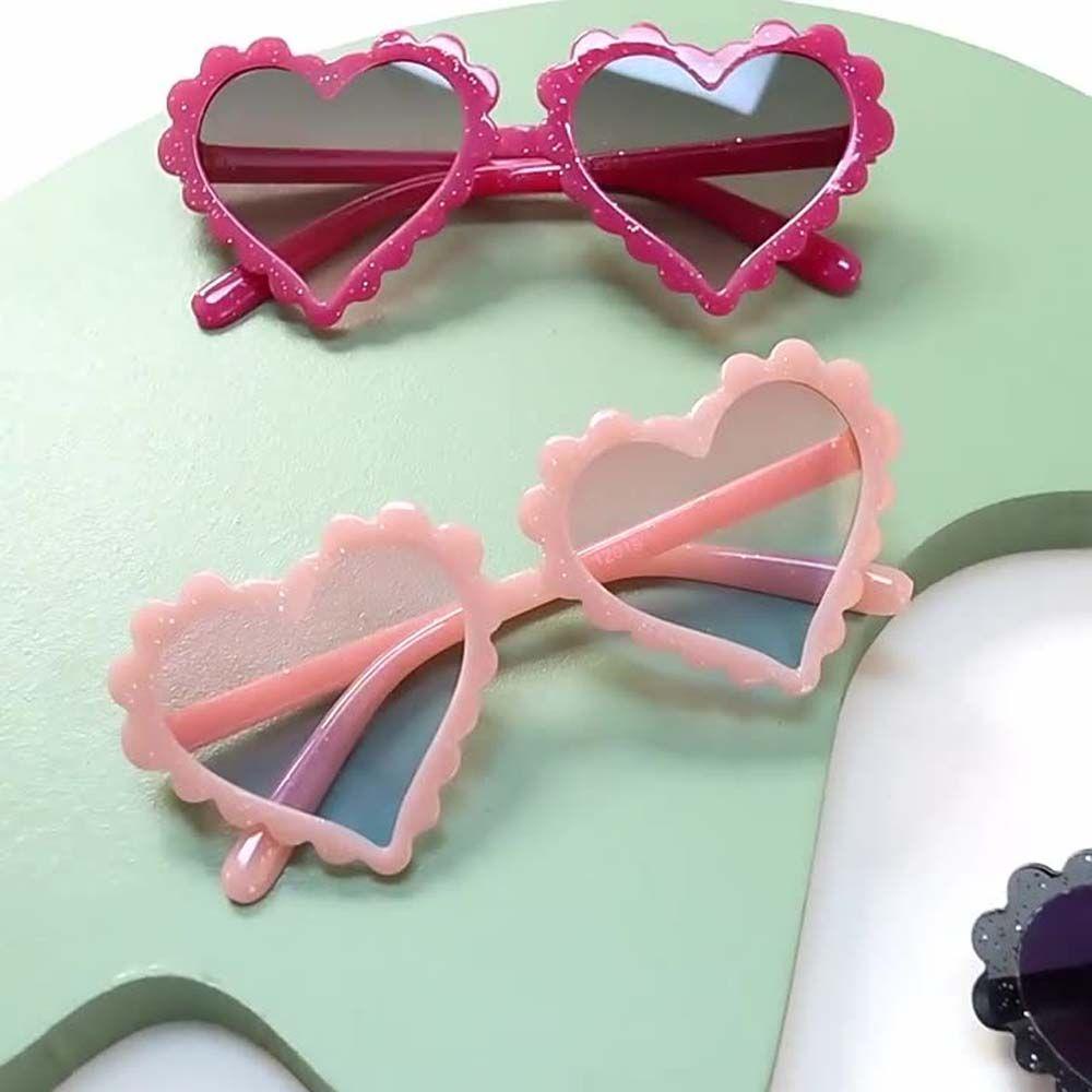 Kính Mát Hình Trái Tim Chống Tia UV400 Cho Bé