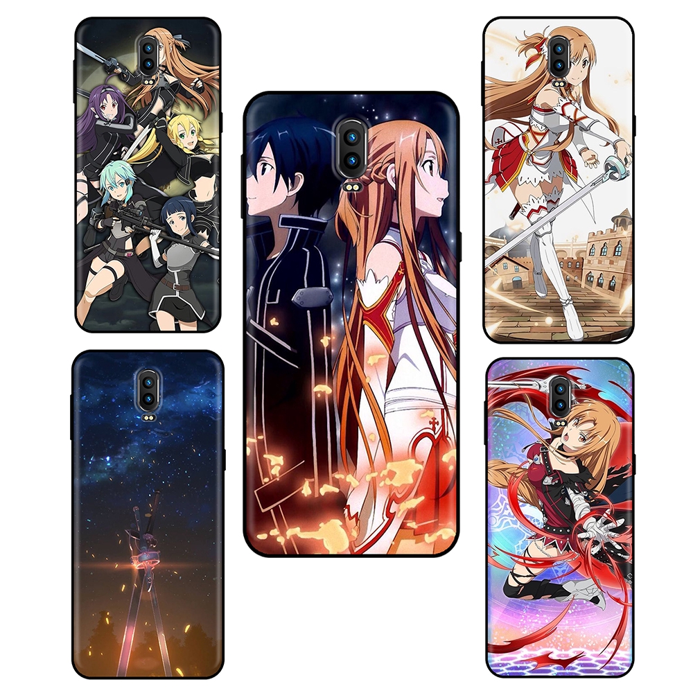 Ốp Điện Thoại Mềm Họa Tiết Anime Sword Art Cho Oppo Realme 3 5 Q Reno 2 10x Z A5 A9 Pro 2020