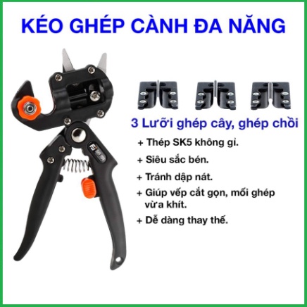 Kéo Chiết Ghép Cành Cây Đa Năng ( chiết,ghép, cắt ,tỉa cành cây)