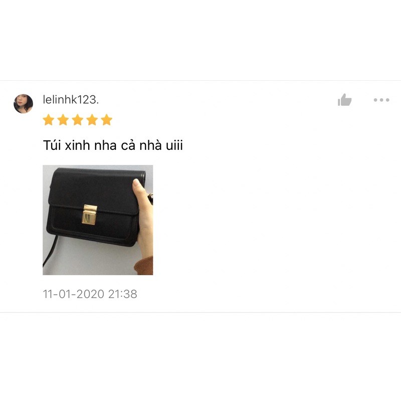 Túi Xách Nữ🎀 Ziu.bags 🎀 Túi đeo chéo nữ khóa vuông da trơn kiểu dáng thanh lịch 2222 | BigBuy360 - bigbuy360.vn
