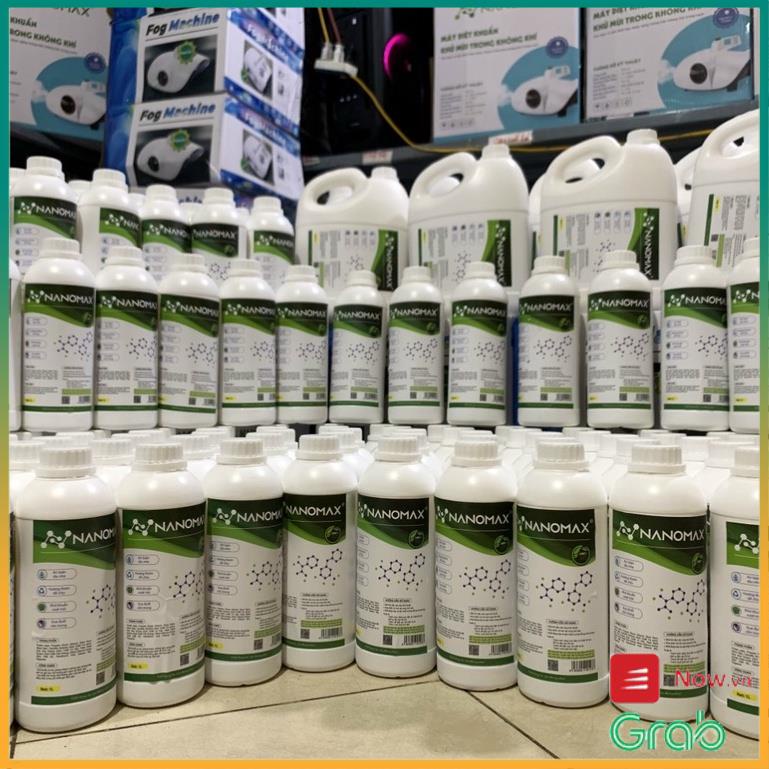 Dung dịch sát khuẩn nano cho máy khử khuẩn, dung dịch nano bạc khử khuẩn - Dùng diệt khuẩn phòng, ô tô