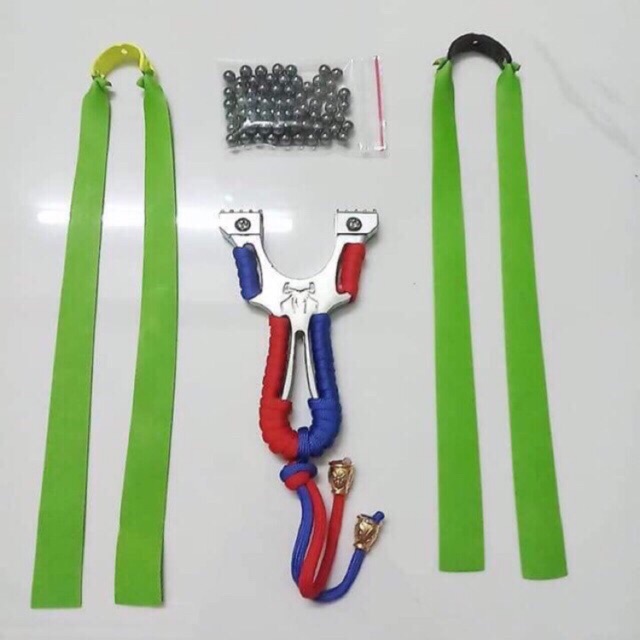 Ná cao su nhện kim loại kèm 2 dây 1mm đủ bộ