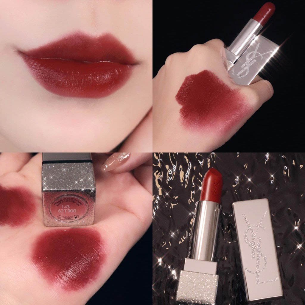 son YSL Limited Edition.son lì YSL chính hãng vỏ nhũ bạc lung linh cực đỉnh hot nhất 2022. etudehouse