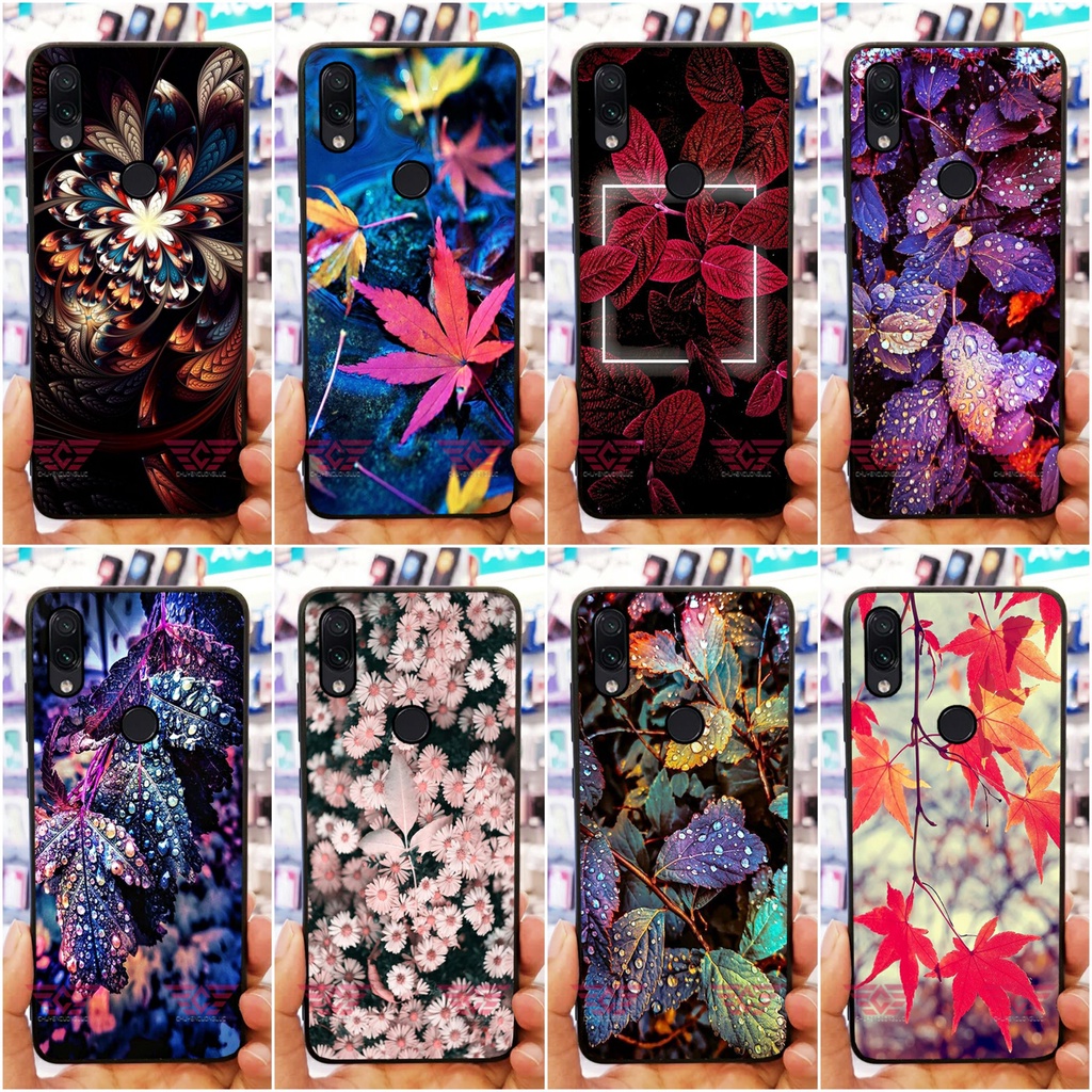 Ốp lưng XIAOMI REDMI NOTE 7, NOTE 7 PRO, REDMI 7 Hoa lá 2022 cực đẹp