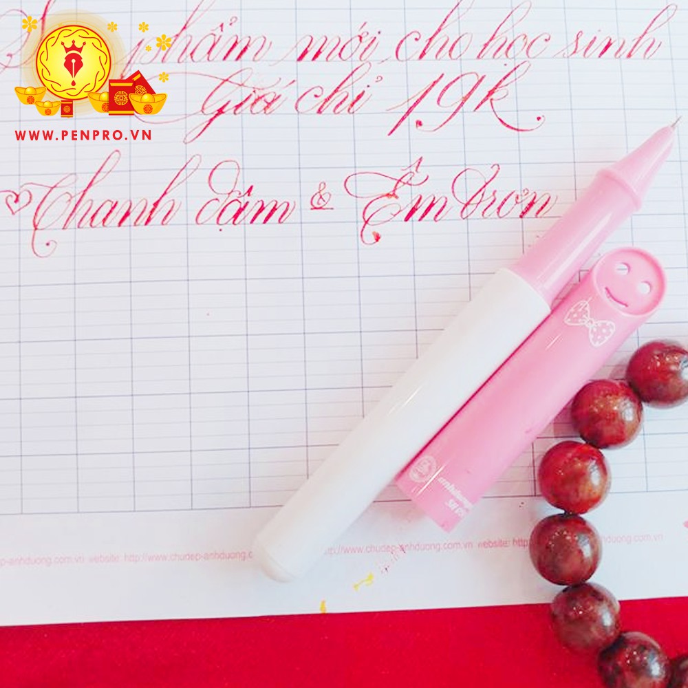 BÚT MÁY THẦY ÁNH SH056 NGÒI KIM TINH,BÚT LUYỆN CHỮ THẦY ÁNH SIÊU NHẸ NÉT SIÊU NHỎ,VBIG