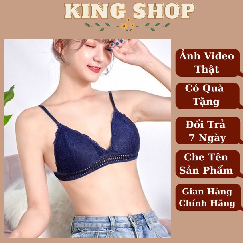 Áo bra ren 2 dây sexy đệm mút mỏng họa tiết hoa đẹp và quyến rũ, Áo ngực mút mỏng không gọng B904