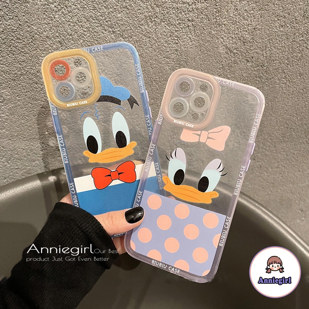 Ốp Điện Thoại Tpu Dẻo In Hình Vịt Donald/Daisy Cho Iphone 12 11 Pro Max X Xs Max Xr 8 7 Plus