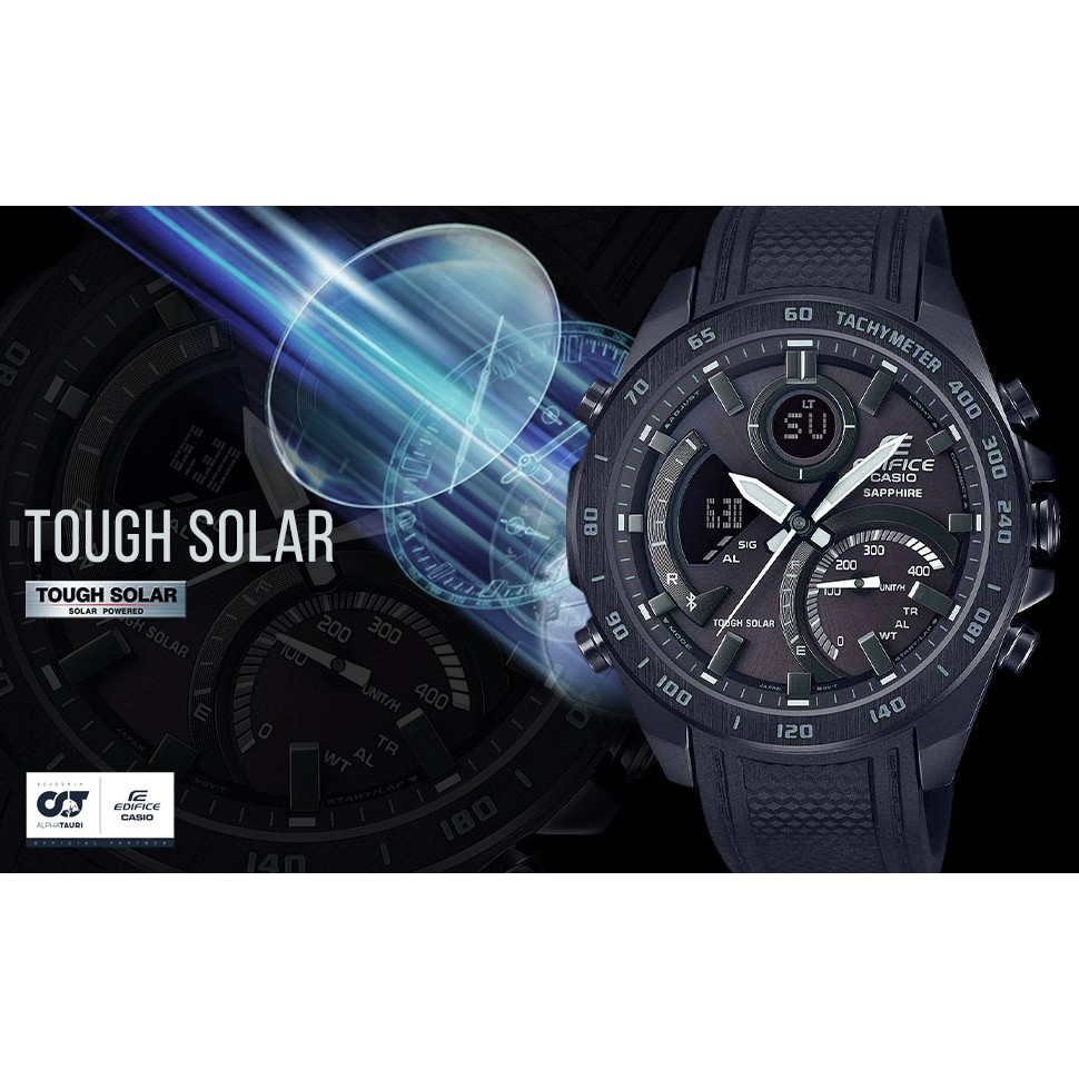 Đồng Hồ Nam Casio Dây Nhựa Chính Hãng EDIFICE ECB-900PB-1ADR