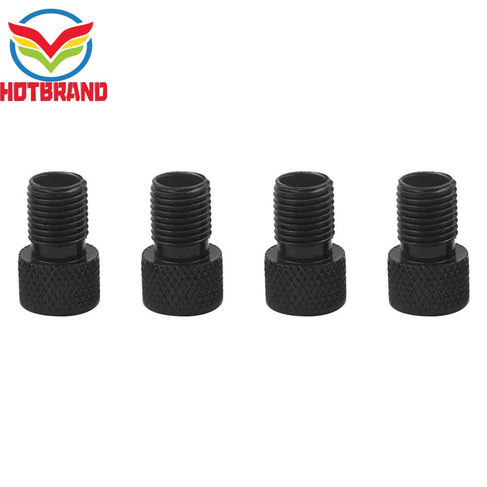 Set 4 Đầu Chuyển Đổi Van Bơm Xe Đạp Presta Sang US Chất Lượng Cao