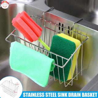 Kệ gắn bồn rửa chén bằng thép không gỉ cho để miếng rửa chén