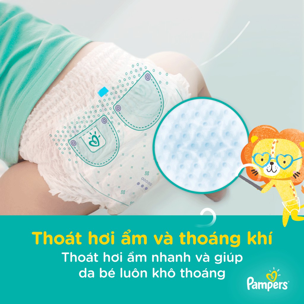 Bộ tã 2 quần Pampers Giữ Dáng Mới Gói Đại M60/L54/XL48/XXL44