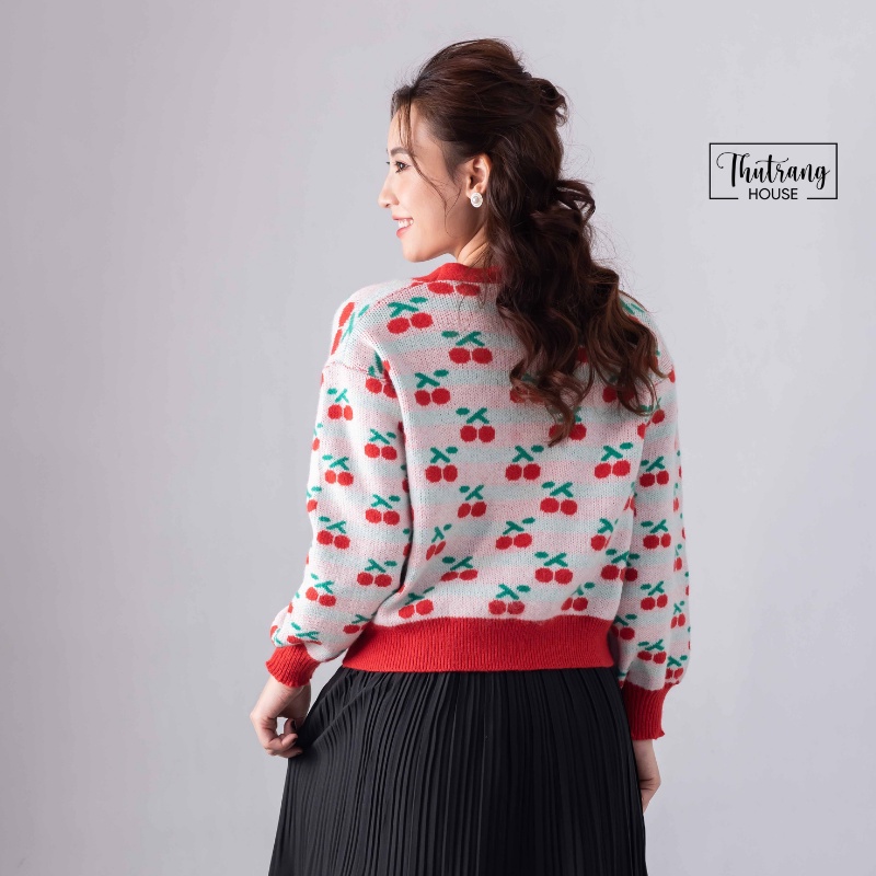 Áo khoác nữ len cardigan cổ tim V Ulzzang Hàn Quốc dài tay chất liệu len dày dặn cao cấp đẹp 504 | WebRaoVat - webraovat.net.vn