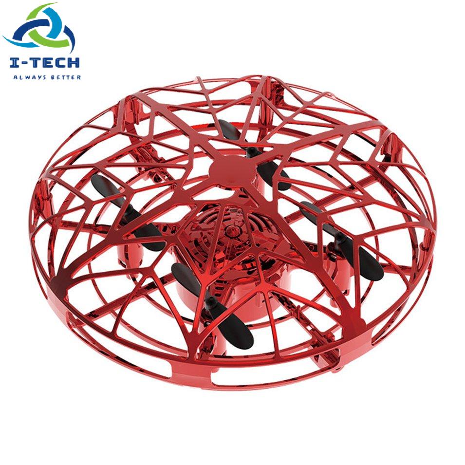 ⚡Khuyến mại⚡UFO Mini Drone Infrared Sensor UFO Flying Toy Induction Aircraft Quadcopter For Kids Children's Game Toys