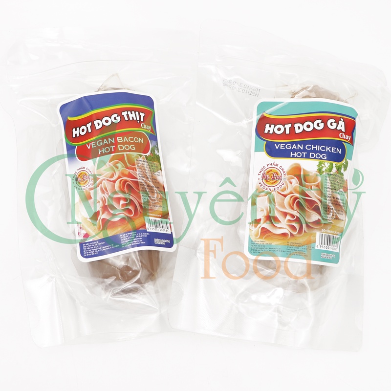 Hotdog Thịt/ Gà Chay Tiệt Trùng Âu Lạc - 250g (Thực phẩm tiệt trùng ăn liền)