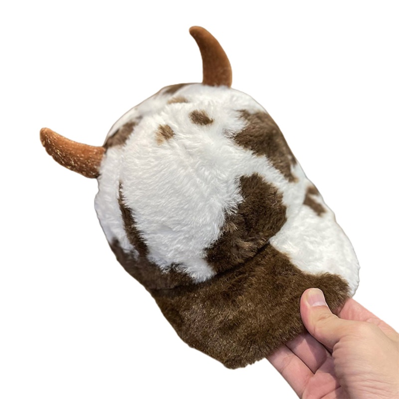 Mũ Lưỡi Trai Hình Chiếc Sừng Dễ Thương Chống Lạnh Thời Trang Thu Đông