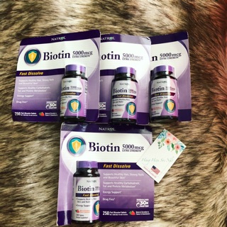 THUỐC MỌC TÓC BIOTIN 5000 MCG FAST DISSOLVE
