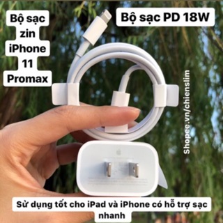 [Chính hãng] Bộ sạc nhanh PD 18W zin bóc máy iiPhone 11 Promax