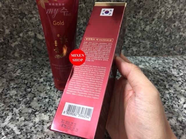 {Chính hãng - Ảnh thật} Sữa Rửa Mặt Sâm My Gold 130ml Chính Hãng Hàn Quốc