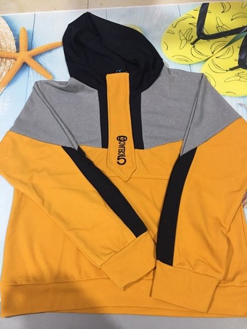 Bộ quần áo thể thao cao cấp phối màu vàng | BigBuy360 - bigbuy360.vn