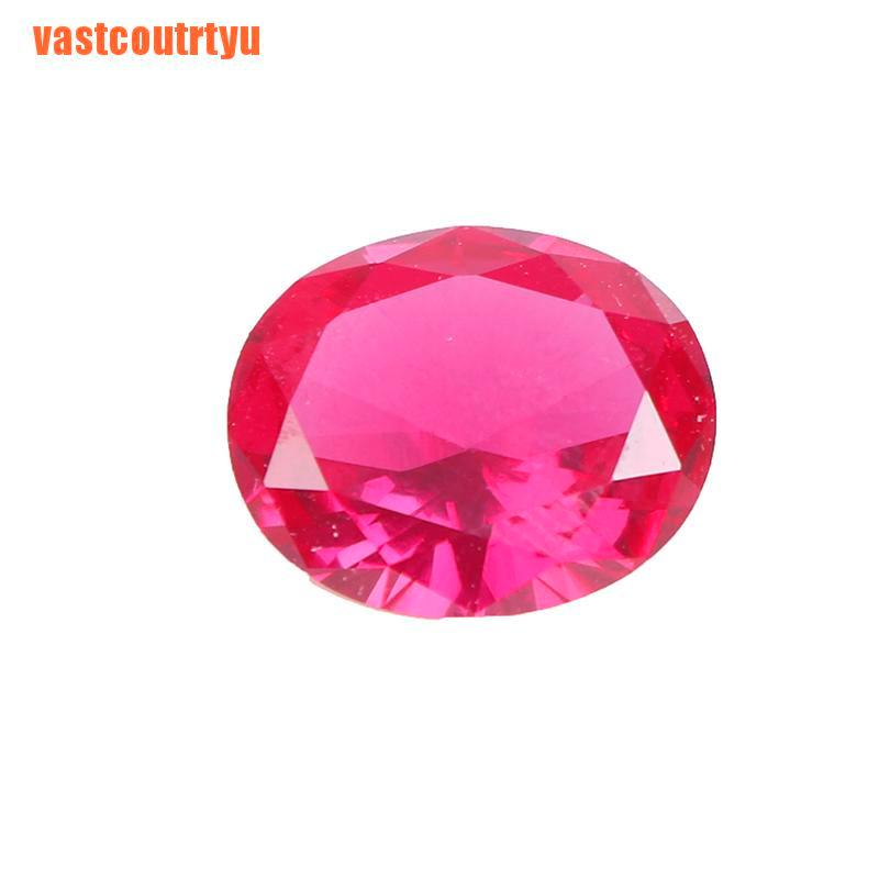 Đá Ruby Đỏ 10x12mm Cắt Đá Aaaaa Vvs