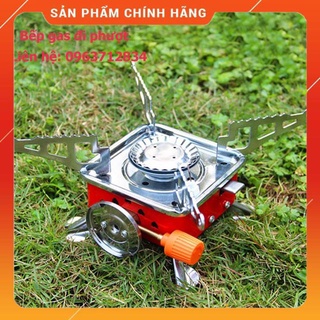 Bếp ga mini đi Phượt du lịch xếp gọn