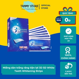 Miếng dán trắng răng tiện lợi 3D 5D White Teeth Whitening Strips