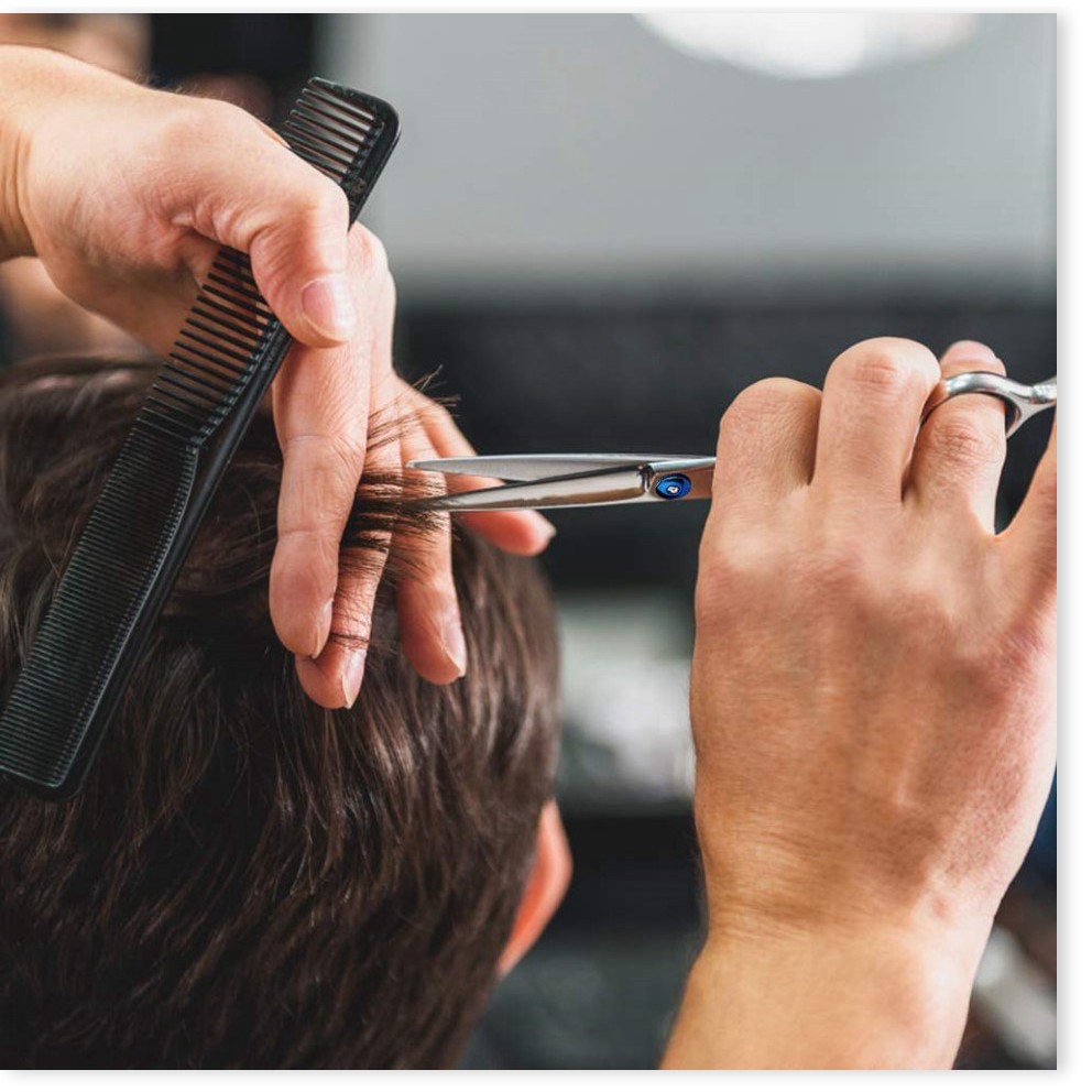 Cắt tóc tại nhà 💯 GIÁ VỐN]  Bộ dụng cụ cắt tóc 8 món chất lượng cao, chịu nhiệt, chống ăn mòn, chống gỉ 8283