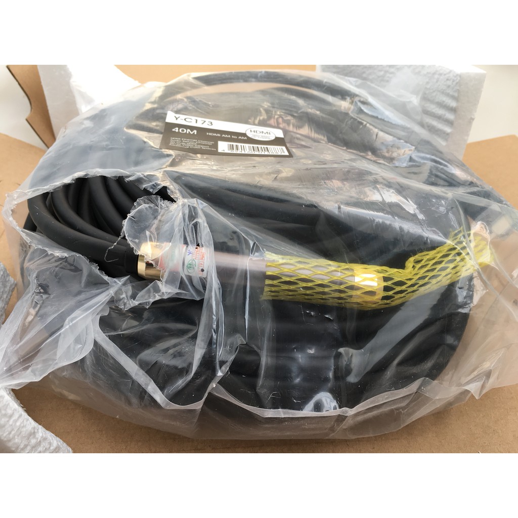 Cáp HDMI 40m Unitek Y-C173 hỗ trợ 4K*2K - Hàng chính hãng