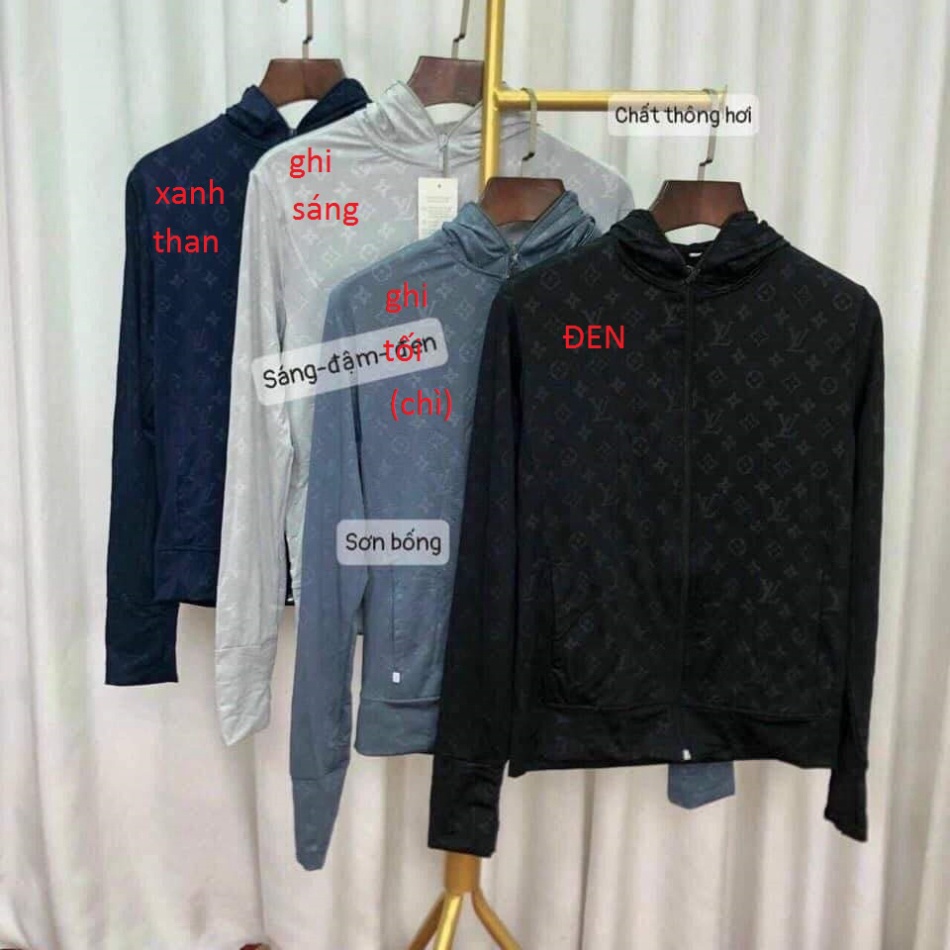 Áo chống nắng nam dập vân chống tia UV