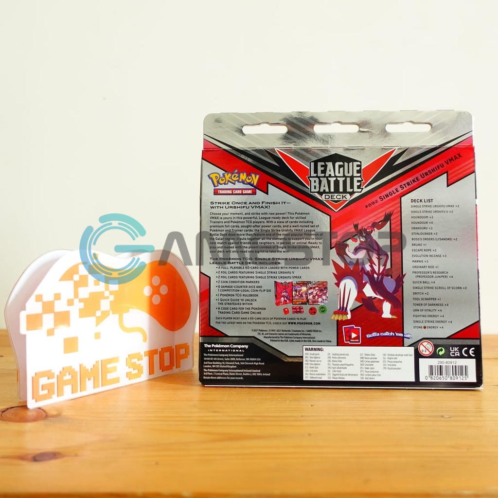 Bài Pokemon TCG Single Strike Urshifu VMAX League Battle Deck Ready to Play Deck CHÍNH HÃNG MỸ POKTCGUSLTH04