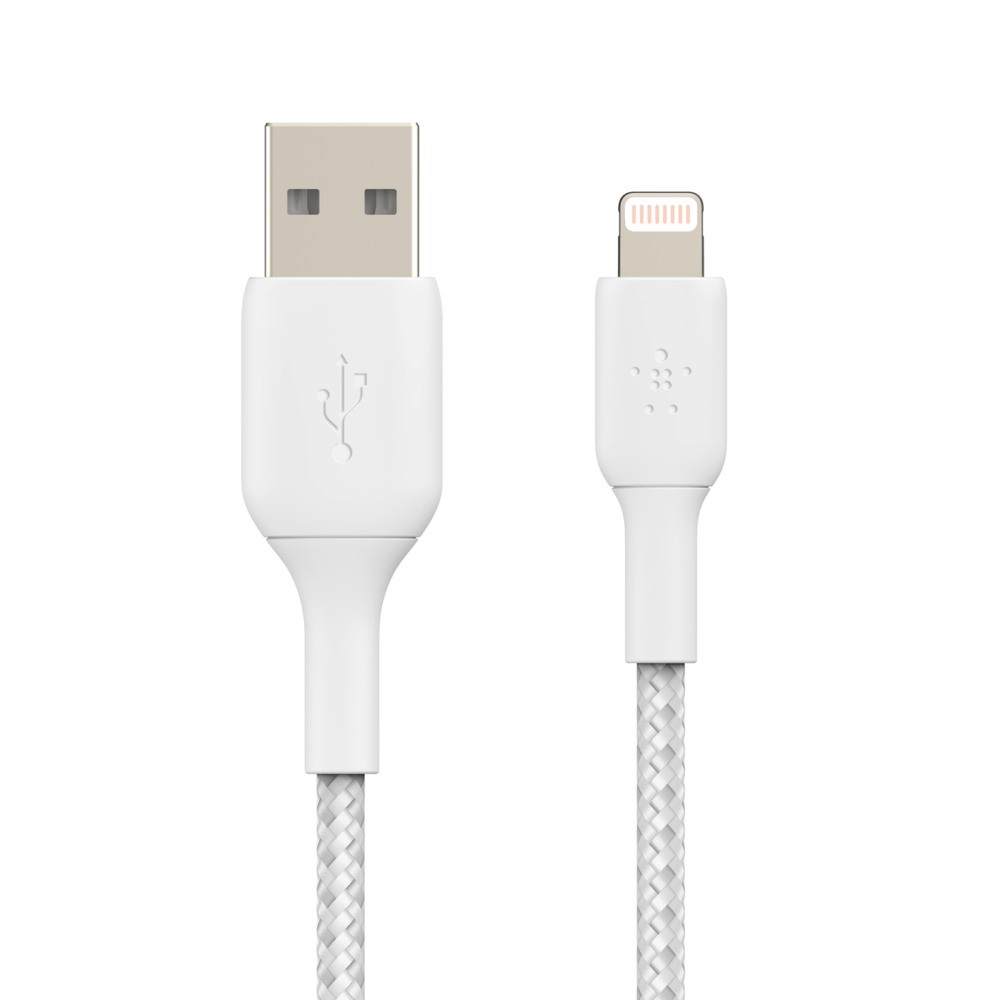 Cáp lightning Belkin BOOST CHARGE vỏ dù chứng chỉ MFi 2m 12W