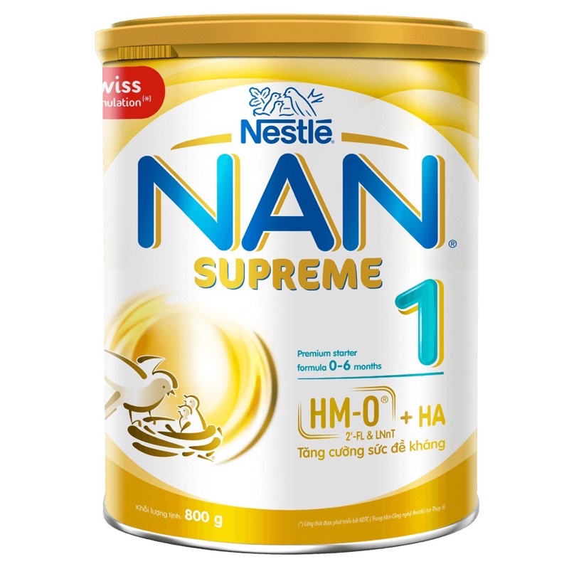 Thanh lý sữa Nan Supreme số 1 lon 400g/800g