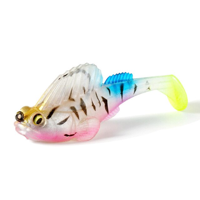 Mồi mềm giả cá câu lure thòi lòi 7g và 14g dài 8cm chuyên câu lure, cá lóc, chẽm phukiencaulure 25 mồi lure giá rẻ