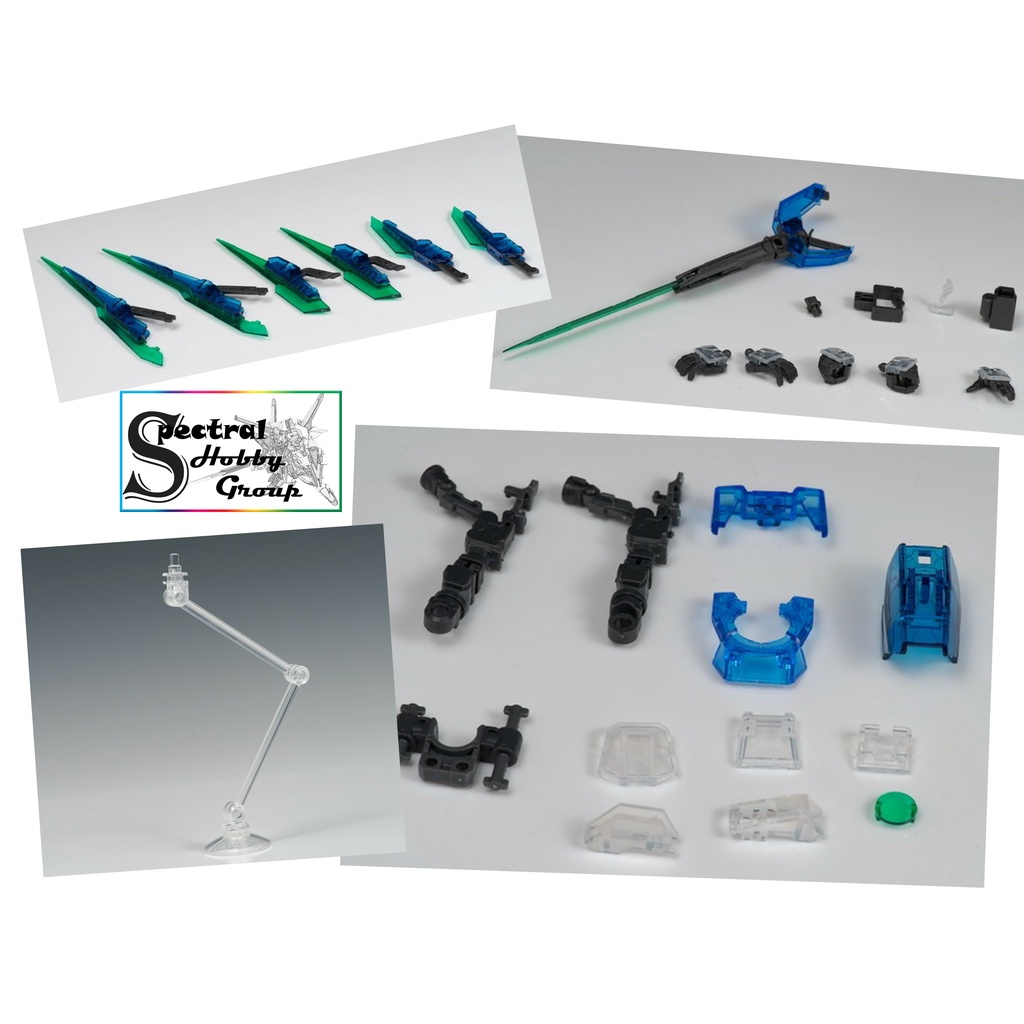 Mô hình lắp ráp RG 1/144 00 Qan[T] 00Q Full Saber Clear Color - Gundam Base Bandai Limited