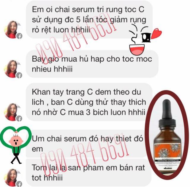 Tinh chất chống rụng DAVINES ENERGIZING superactive