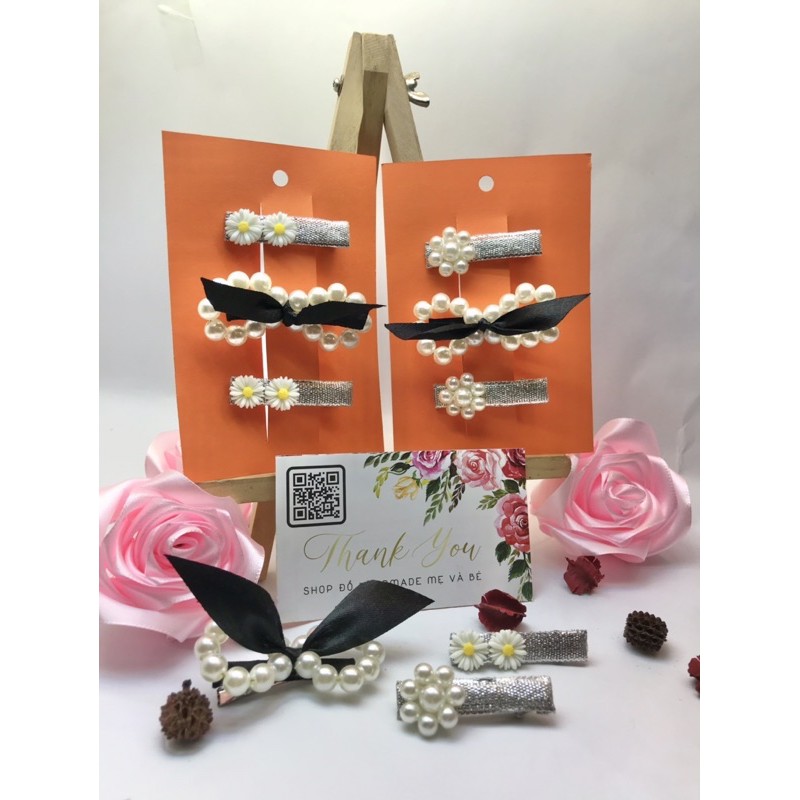 set cặp tóc kiểu hàn quốc,cặp tóc xinh,cặp tóc cho nữ,set cặp tóc cho bé gái,cặp tóc hàn quốc