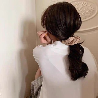 Dây Cột Tóc Vải Lụa Bóng Thời Trang Dành Hàn Quốc