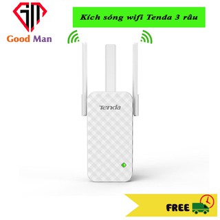 Bộ kích sóng wifi Tenda A12 ba râu, Bộ kích sóng 3 râu cực khỏe tốc độ dẫn truyền lên đến 300mbs