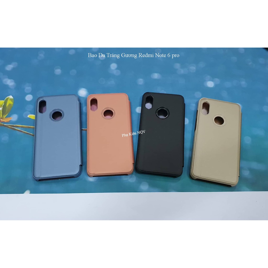 Redmi Note 6 pro|| Bao Da Clear View Standing Cover Redmi Note 6 pro