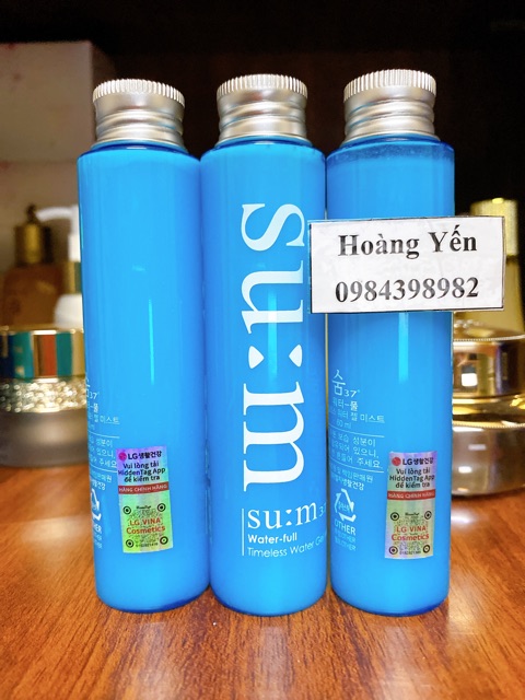 [1 CHAI] Xịt Khoáng Su:m37 Water-full Timeless Water Gel Mist 60ml (Chai thay thế, Hàng cty, date 12/2022)