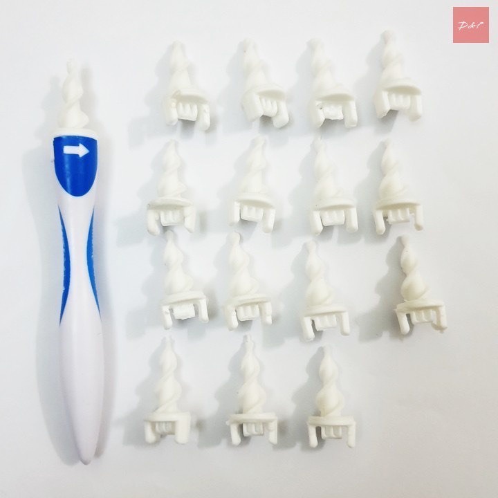 Dụng Cụ Lấy Ráy Tai Có 16 Đầu Xoắn Thay Thế