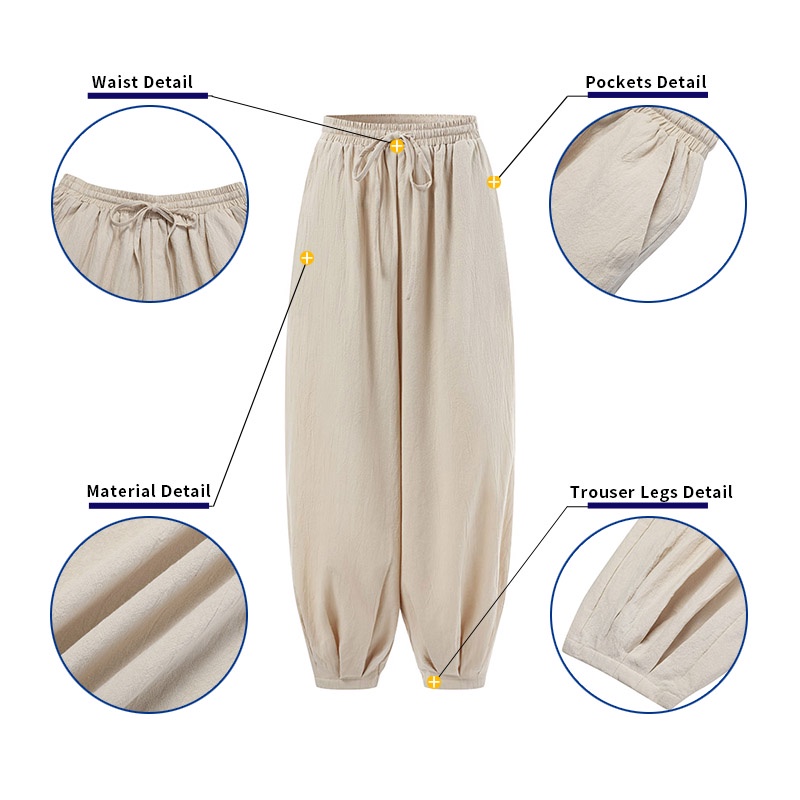 Quần dài ZANZEA ống rộng lưng thun năng động cho nữ