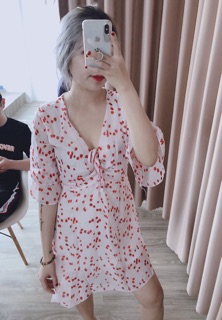 Đầm voan hoa nhí