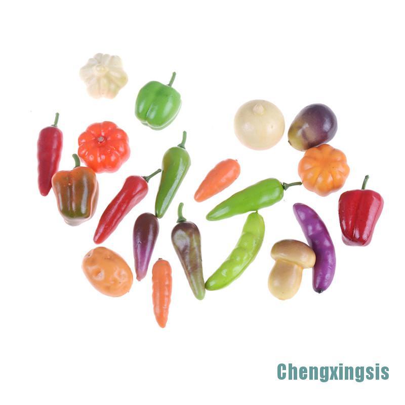 Bộ 10 Rau Củ Mini Dùng Trang Trí Nhà Cửa