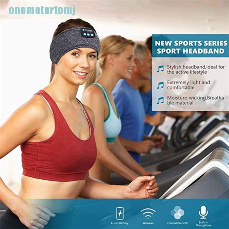 【ter】Bluetooth Sleeping Headphones Headband Thin Soft Elastic Comfortable Headphones