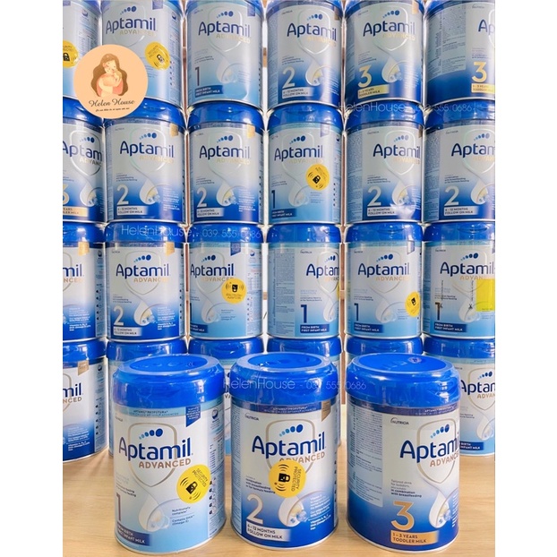 {Chính Hãng} Aptamil Anh 1,2,3 800gr CAO CẤP VÀ ƯA CHUỘNG NHẤT